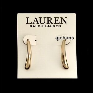 Lauren Ralph Lauren Gold Tone Threader Earrings